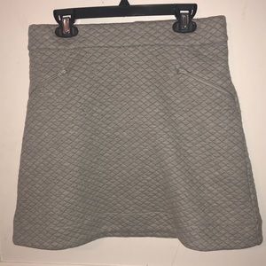 Marine Layer Quilted Gray Skirt